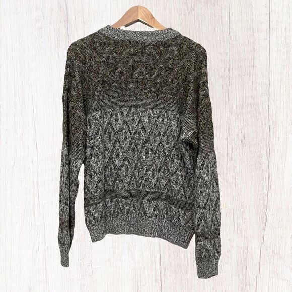 Vintage Gitano Women's Olive Green Knit Sweater SZ L - Picture 2 of 5